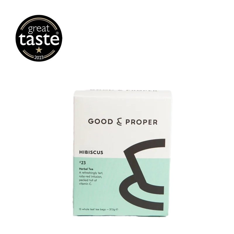 GOOD & PROPER TEA Hibiscus Caffeine - free Herbal Tea - 15bags - Waha Lifestyle - Kuwait