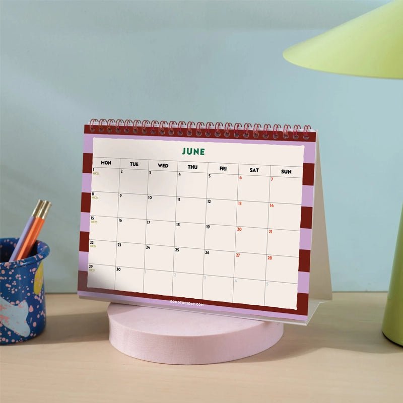 2026 Desk Calendar - A5