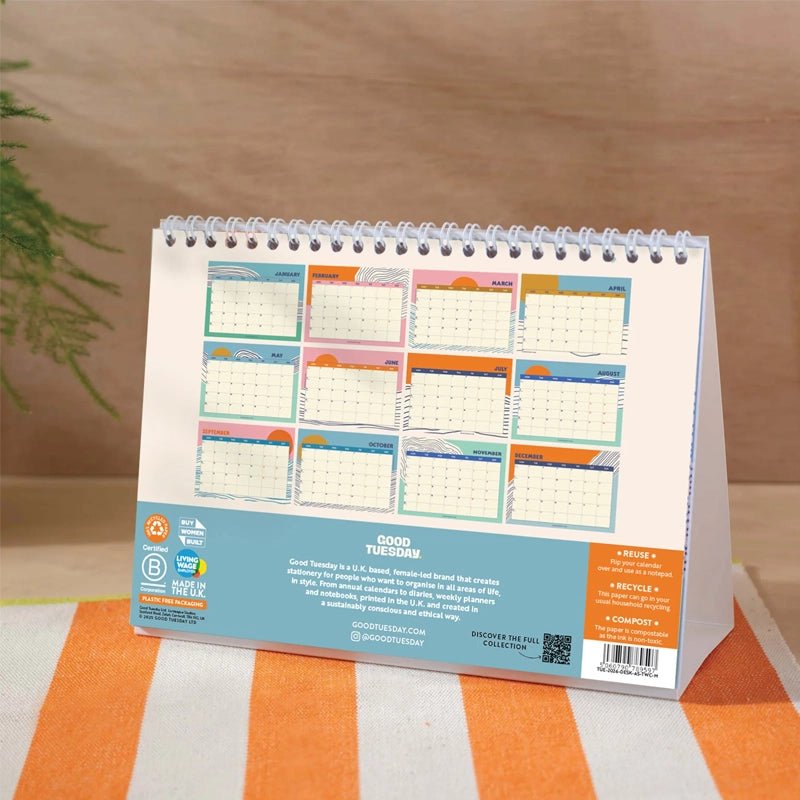 2026 Desk Calendar - A5