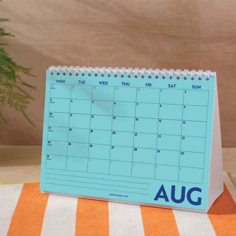 2026 Desk Calendar - A5