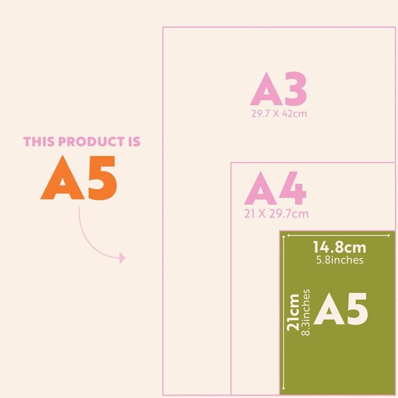 2026 Hardcover Week to View Diary - A5