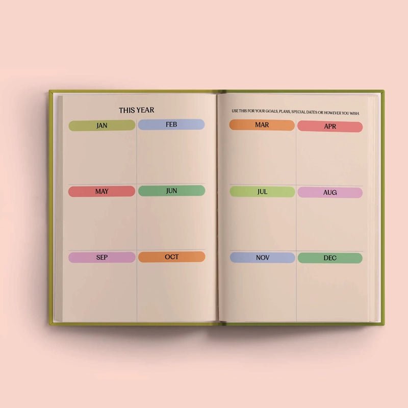 2026 Hardcover Week to View Diary - A5