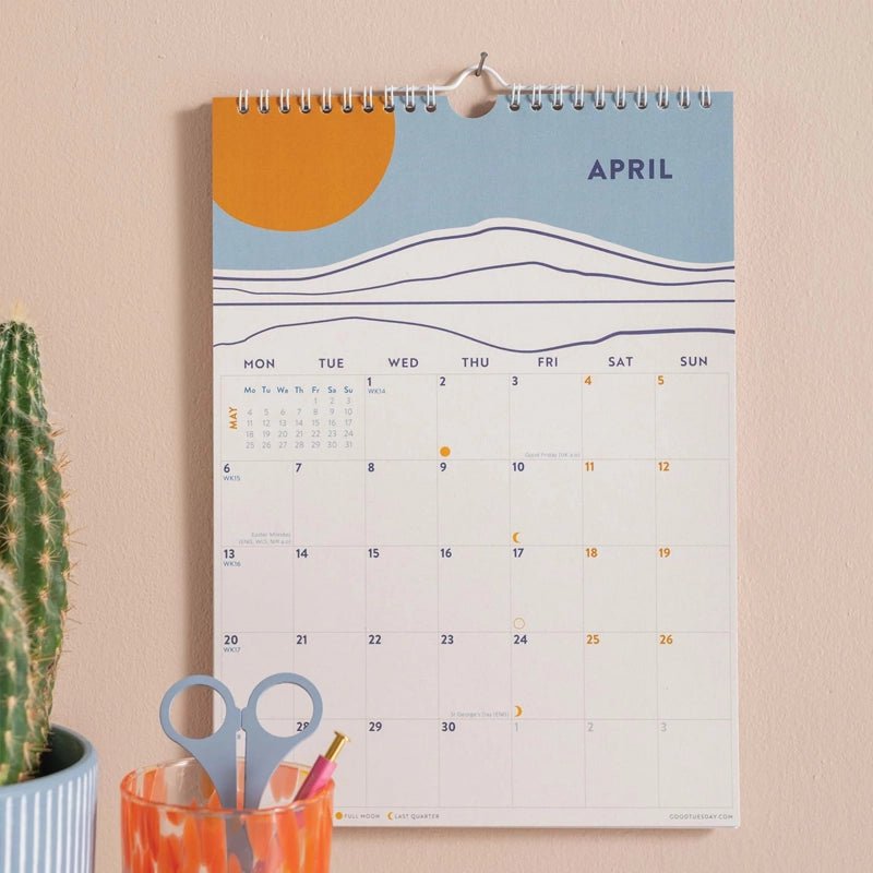 GOOD TUESDAY 2026 Wall Calendar - A4 in Kuwait - Waha Lifestyle
