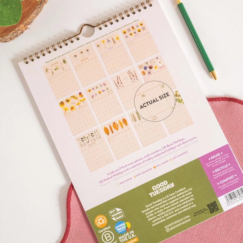 GOOD TUESDAY 2026 Wall Calendar - A4 in Kuwait - Waha Lifestyle