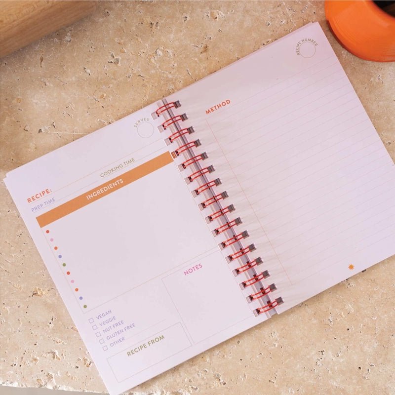 GOOD TUESDAY Recipe Book Journal with Spiral Bound - A5 in Kuwait - Waha Lifestyle