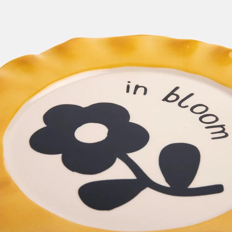 Hand - painted Glazed Ceramic Plate - Waha Lifestyle