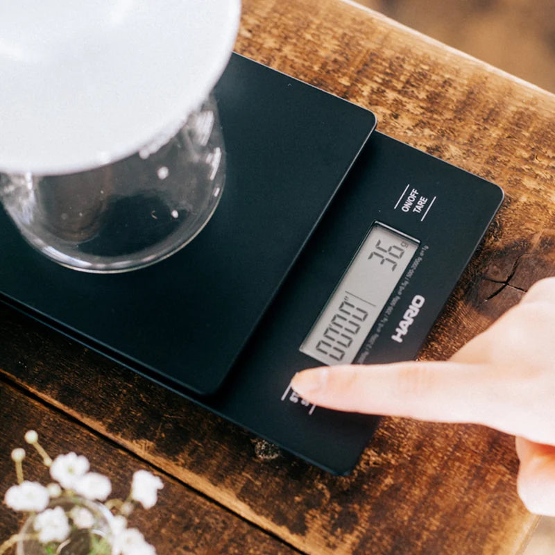 V60 Digital Coffee Drip Scale with Timer - Black