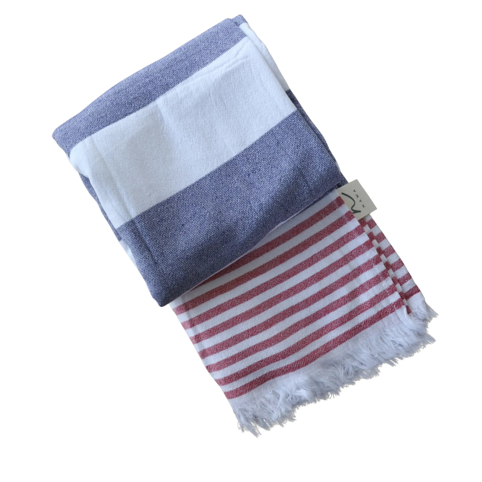 HAWA Ceda Multicolor Striped Cotton Beach Towel in Kuwait - Waha Lifestyle