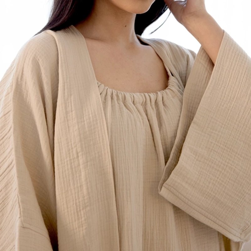 Fiona Halter Neck Long Dress - Beige