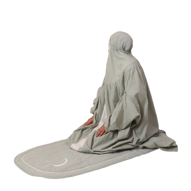 Cotton Prayer Dress - Blue Fox