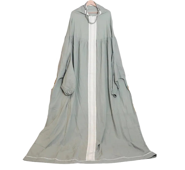 Cotton Prayer Dress - Blue Fox