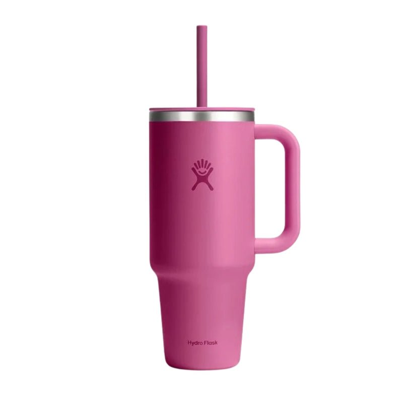 HYDRO FLASK All Around Insulated Travel Tumbler With Handle & Straw - 1.2L - Waha Lifestyle - Kuwait