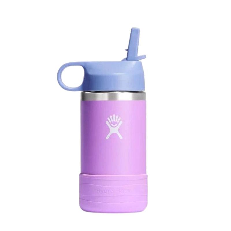 Insulated Kids Water Bottle With Wide Mouth & Straw Cap - 354ml - Waha Lifestyle