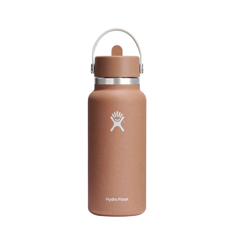 HYDRO FLASK Insulated Water Bottle With Wide Mouth & Straw Cap - 950ml - Waha Lifestyle