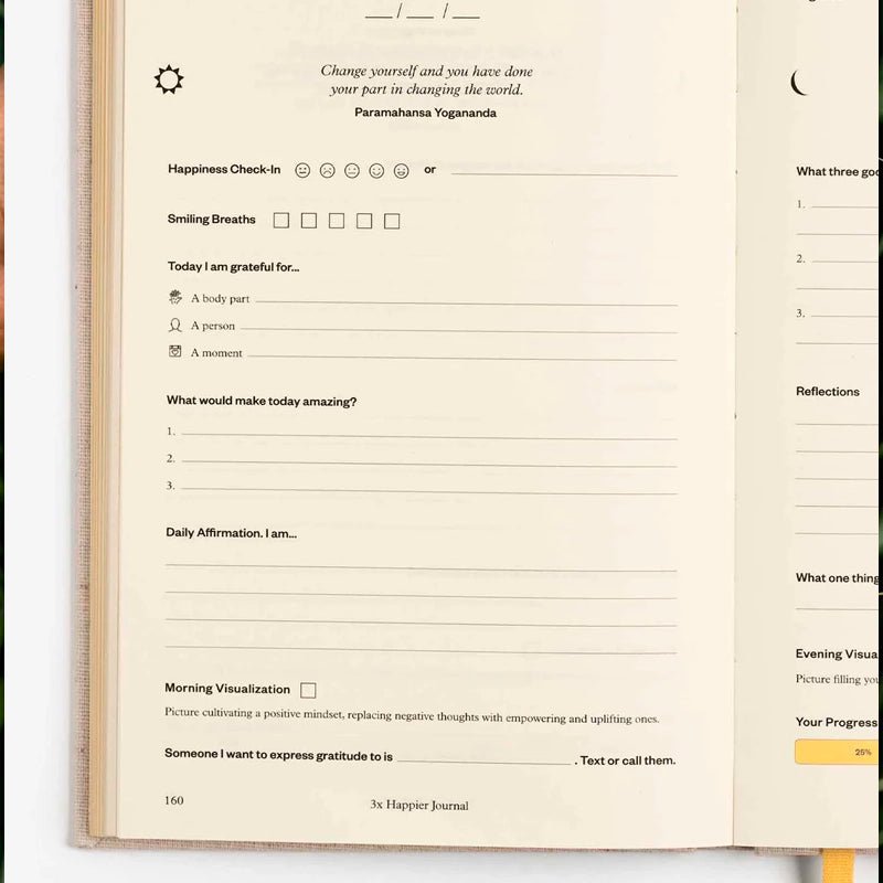 3x Happier Gratitude Journal