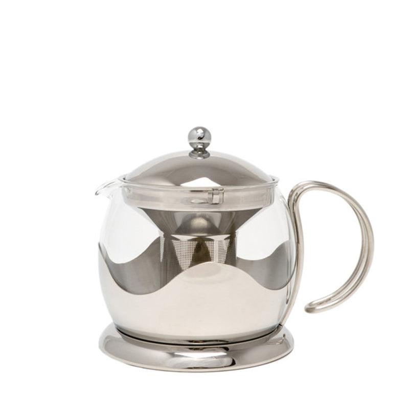 Izmir Stainless Steel & Glass Loose Leaf Teapot - Waha Lifestyle