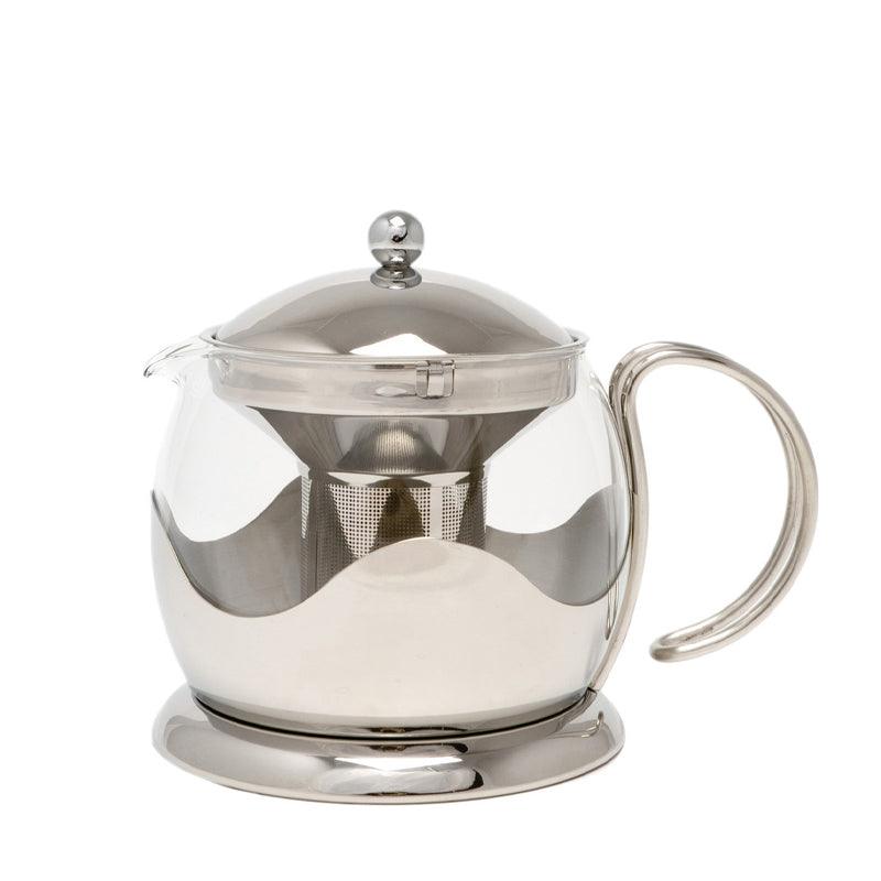 Izmir Stainless Steel & Glass Loose Leaf Teapot - Waha Lifestyle