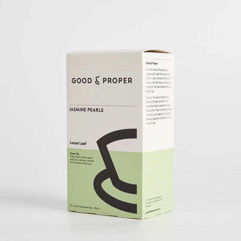 GOOD & PROPER TEA Jasmine Pearls Loose Leaf Green Tea - 50g - Waha Lifestyle