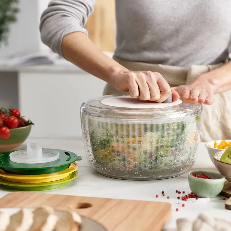 Multi-Prep 4-in-1 Salad Spinner, Spiralizer, Slicer & Grater Set