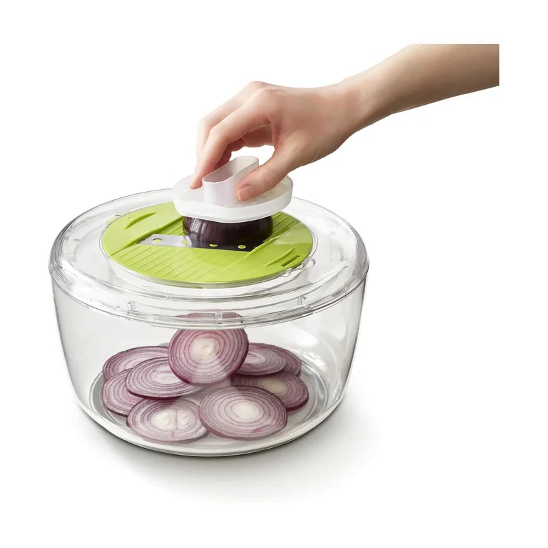 Multi-Prep 4-in-1 Salad Spinner, Spiralizer, Slicer & Grater Set