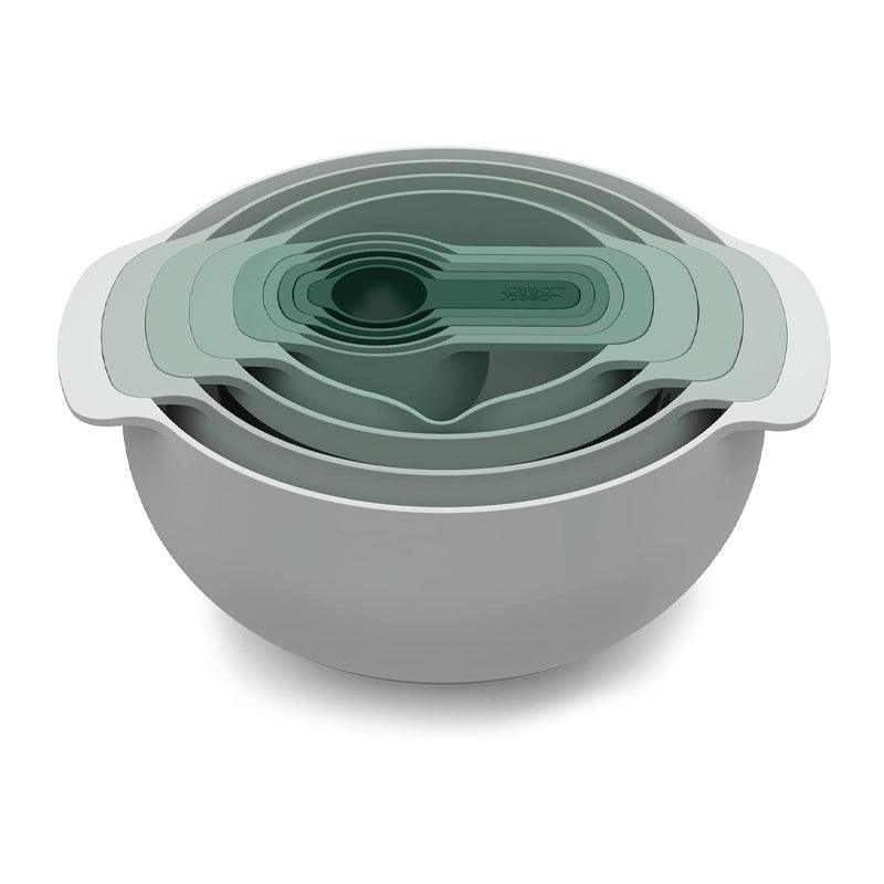 Joseph Joseph Nest 9 Plus 9-Piece Food Prep Set, Stainless Steel Mixin Joseph Joseph Nest 9 Plus 9-Piece Food Prep Set, Stainless Steel Mixin