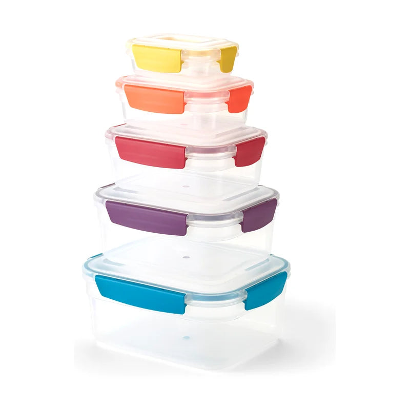 Nest Lock Leakproof Nesting Food Storage Containers - 5pcs