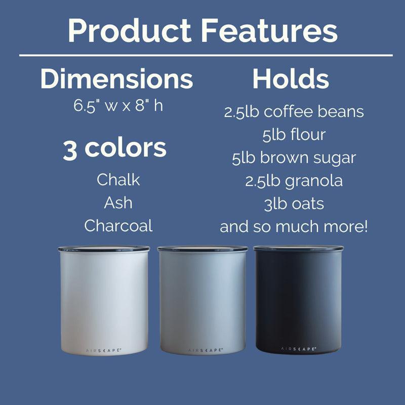 Kilo Coffee & Food Storage Cannister - Large - Waha Lifestyle