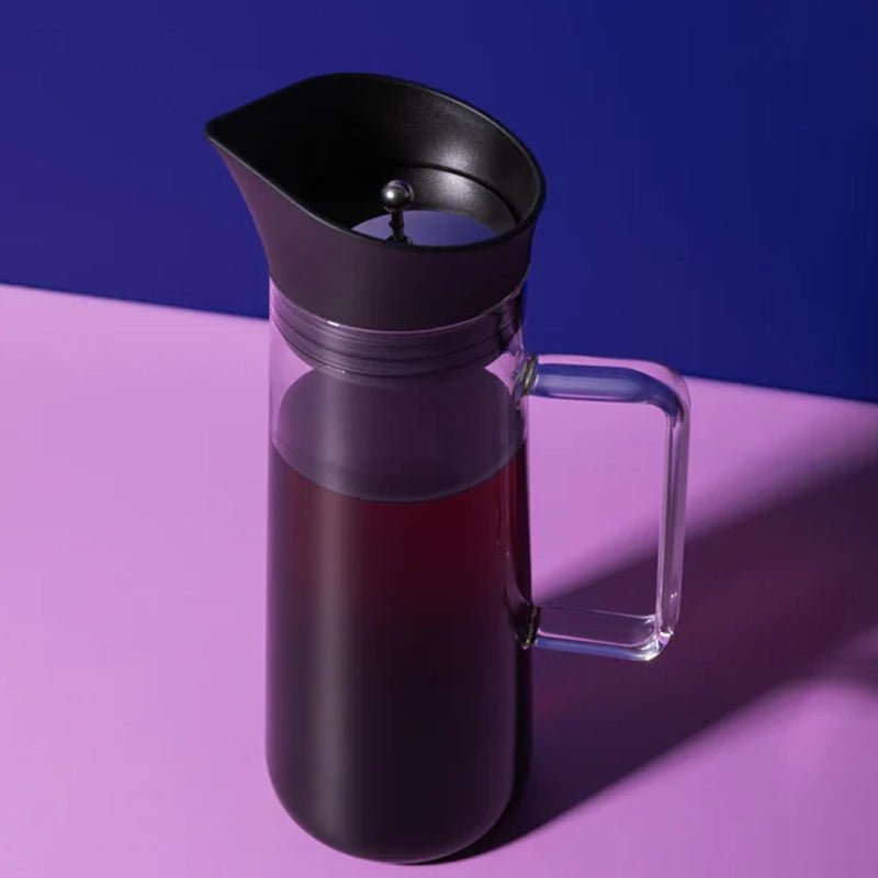 Glass Cold Brew Coffee Maker with Stainless Steel Filter - 1Ltr