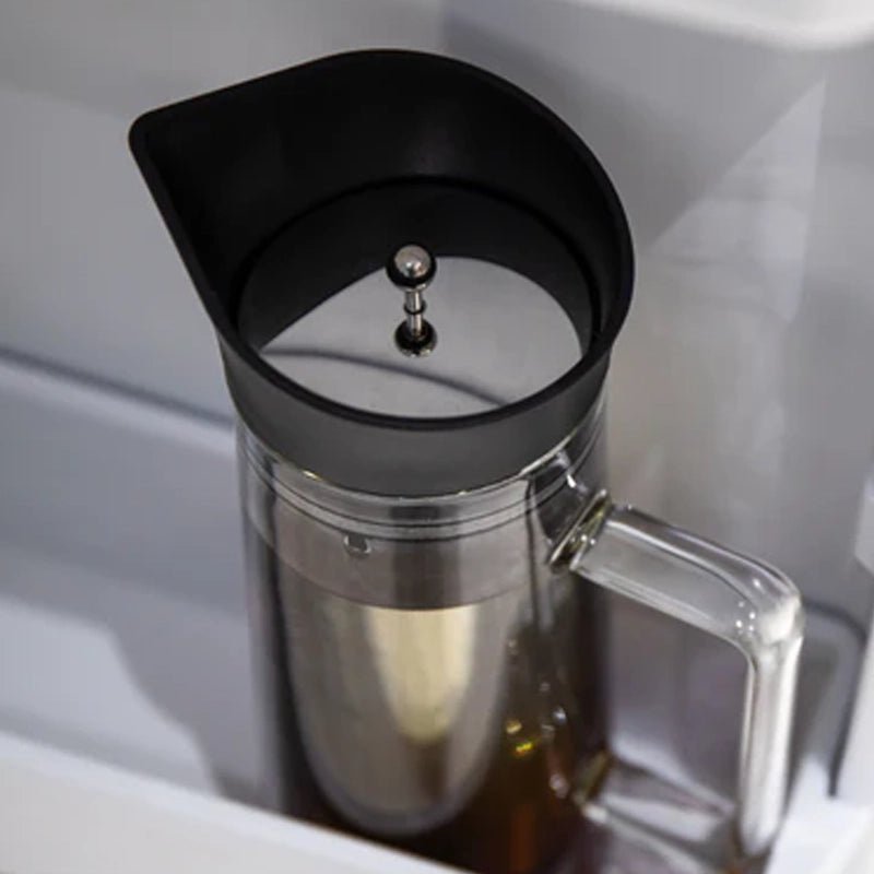 Glass Cold Brew Coffee Maker with Stainless Steel Filter - 1Ltr