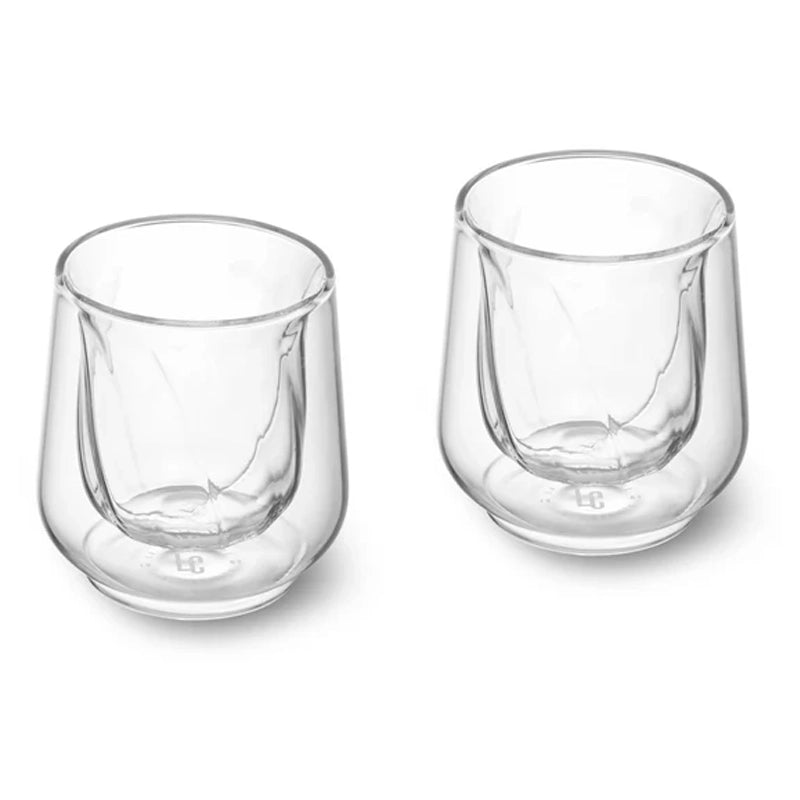 Siena Double-Walled Coffee Glasses - Set of 2