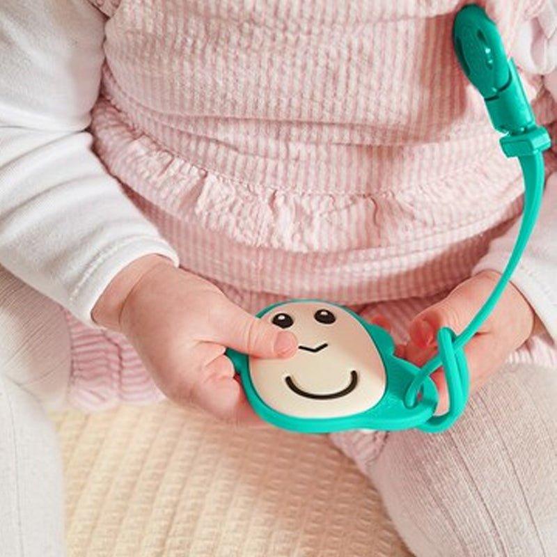 Matchstick Monkey Flat Face Teether & Soother Clip - Waha Lifestyle
