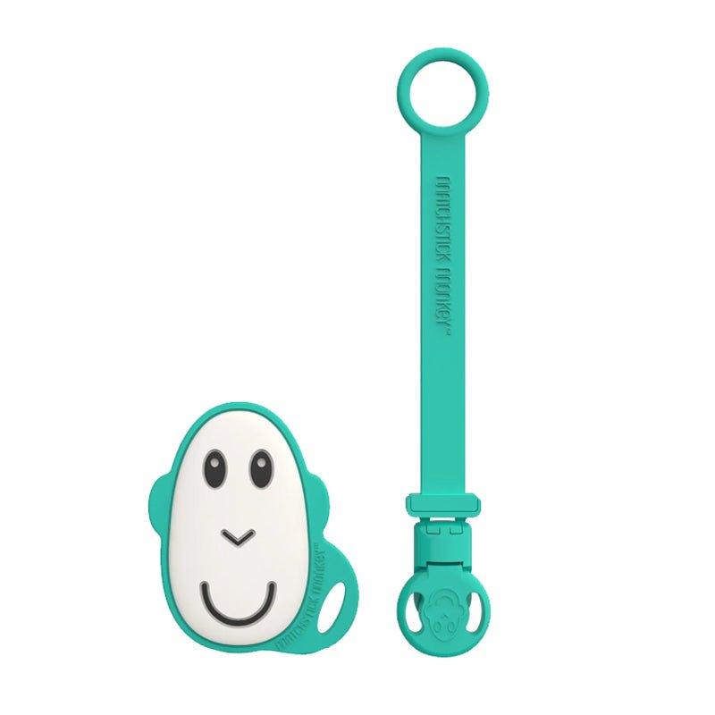 Matchstick Monkey Flat Face Teether & Soother Clip - Waha Lifestyle