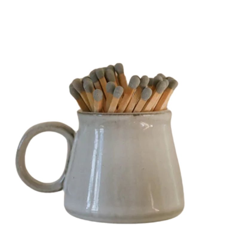 MEANWHILE Handmade Ceramic Match Striker Holder Pot in Kuwait - Waha Lifestyle