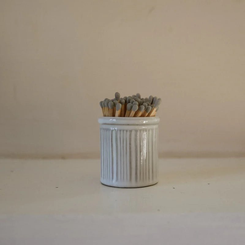 MEANWHILE Handmade Ceramic Match Striker Holder Pot in Kuwait - Waha Lifestyle