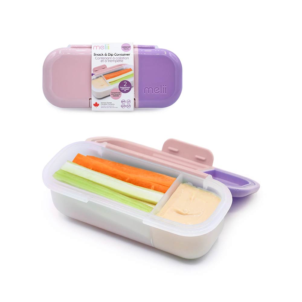 MELII Leakproof Snack & Dip Container for Kids Lunch Boxes in Kuwait - Waha Lifestyle