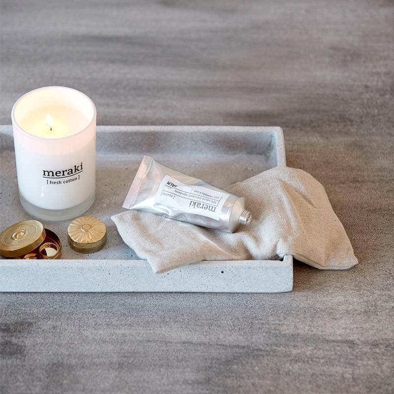 Meraki Powdered Stone Tray - Gray - Waha Lifestyle