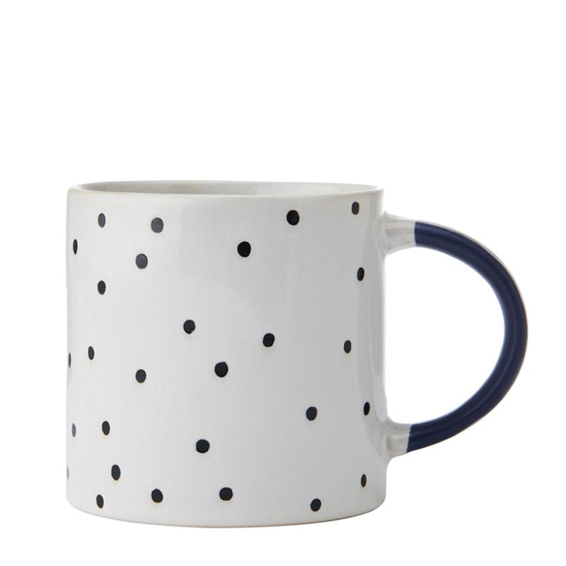 Spotty Stoneware Coffee Mug - 390ml