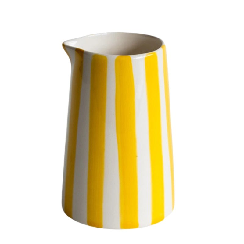 Ceramic Creamer with Candy Stripes - 350ml
