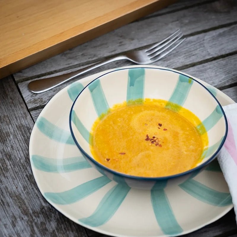 Handmade Ceramic Pasta/Salad Nourish Bowl