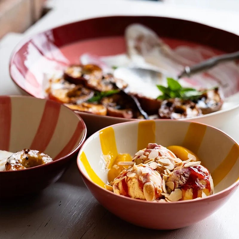 Handmade Ceramic Pasta/Salad Nourish Bowl