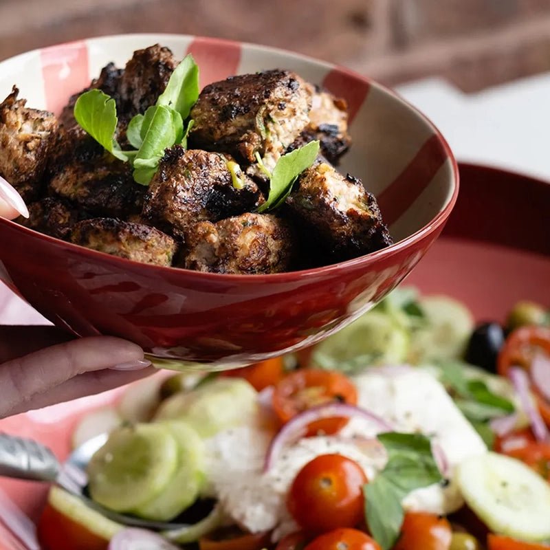 Handmade Ceramic Pasta/Salad Nourish Bowl