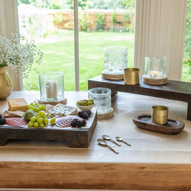 MW Home Hand - Crafted Brass Serving Spoon Set - 3pcs - Waha Lifestyle