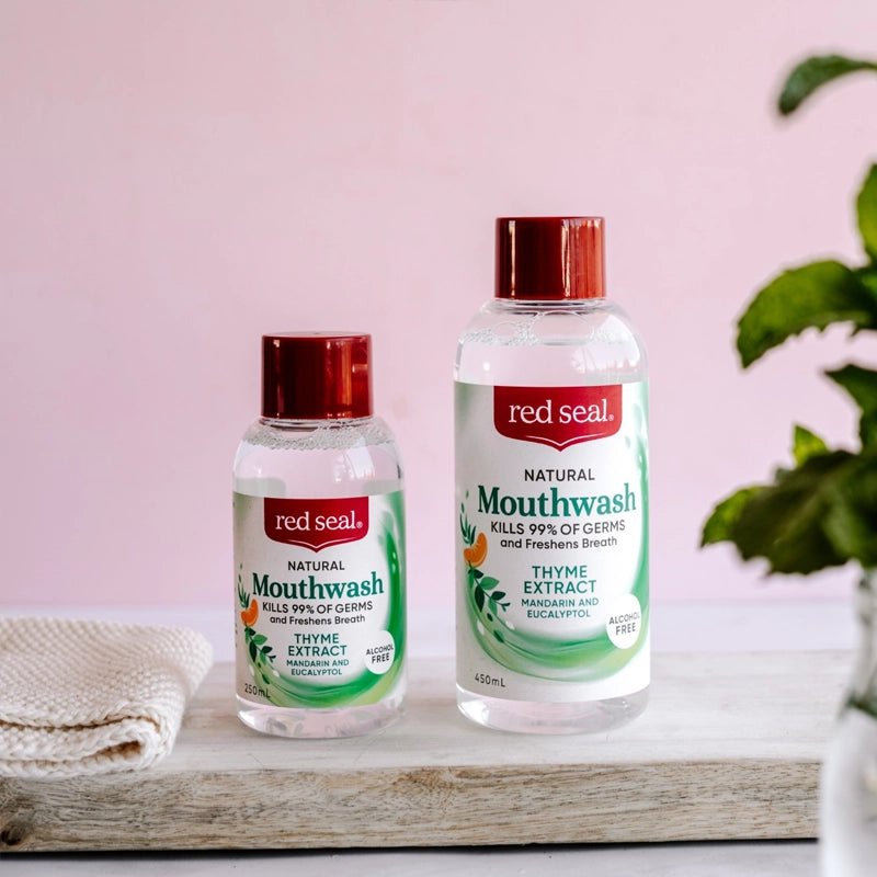 Natural Thyme Extract Mouthwash with Mandarin & Eucalyptol Flavor - Waha Lifestyle