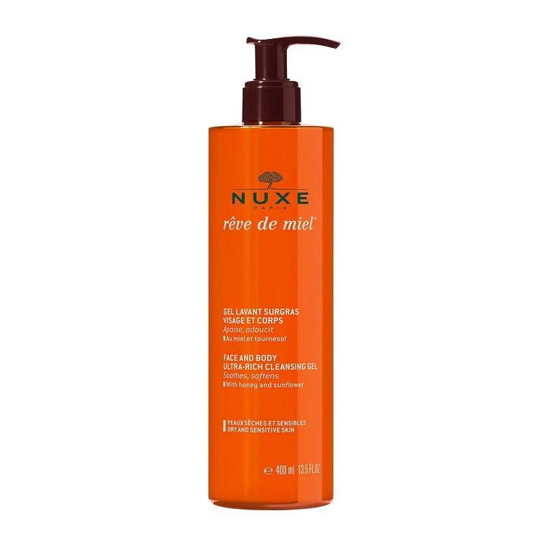 Nuxe Reve De Miel Face & Body Cleansing Gel - 400ml - Waha Lifestyle