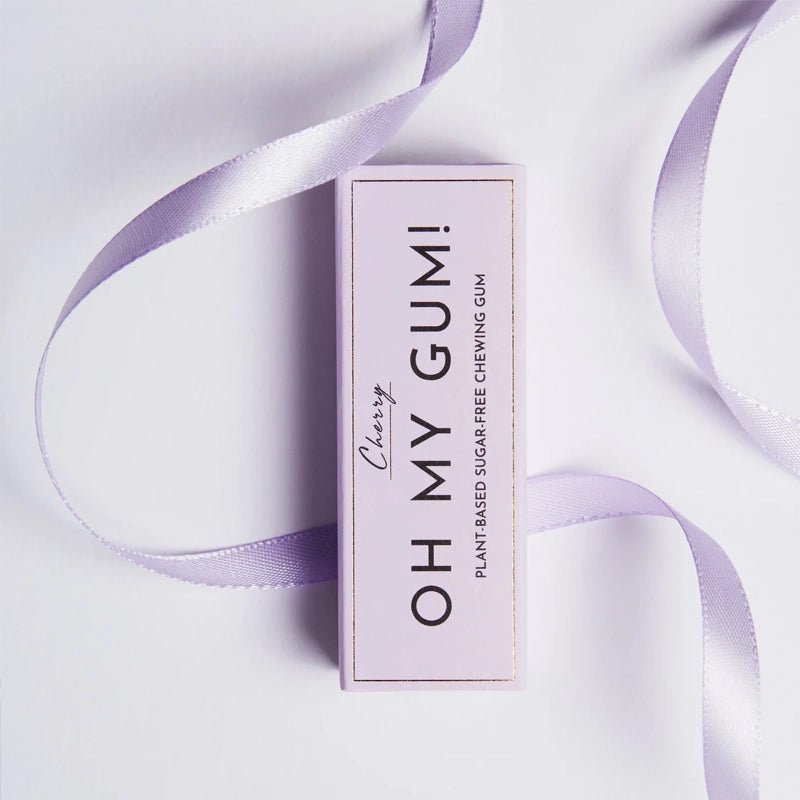 Cherry Plant-Based Sugar-free Chewing Gum - 10pcs