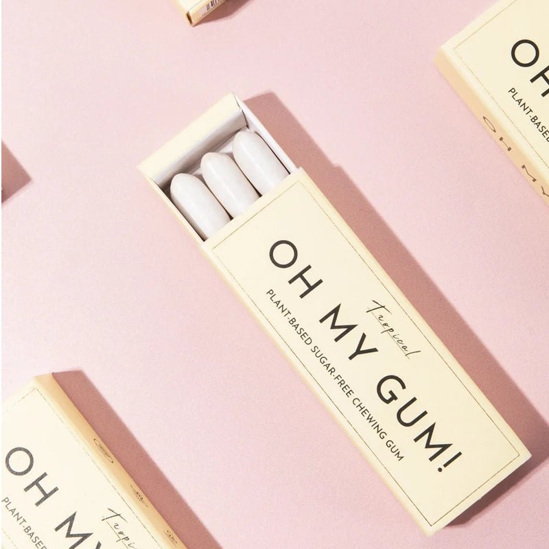 Tropical Plant-Based Sugar-free Chewing Gum - 10pcs