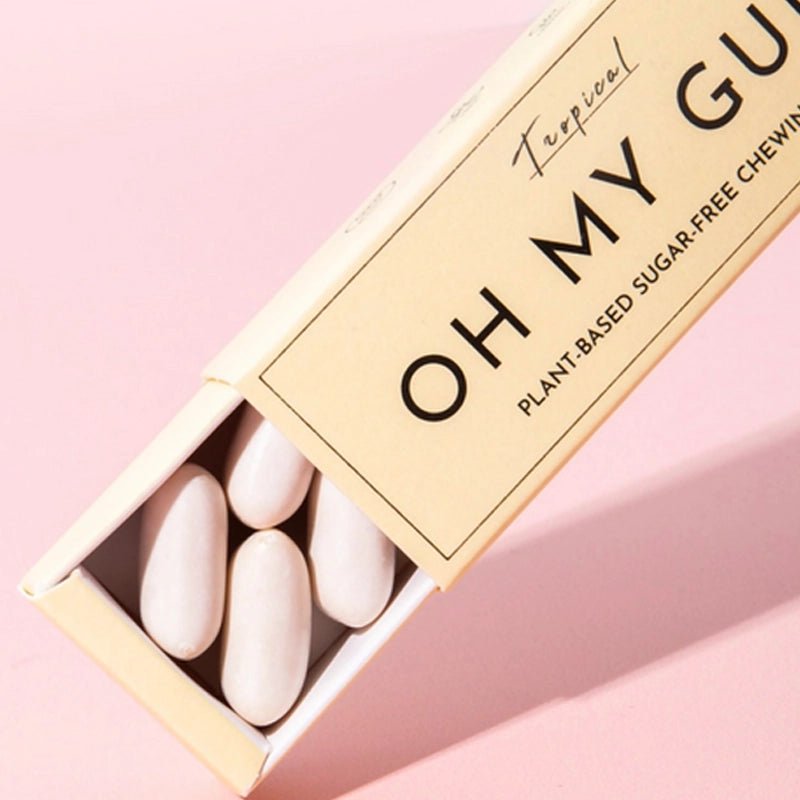 Tropical Plant-Based Sugar-free Chewing Gum - 10pcs