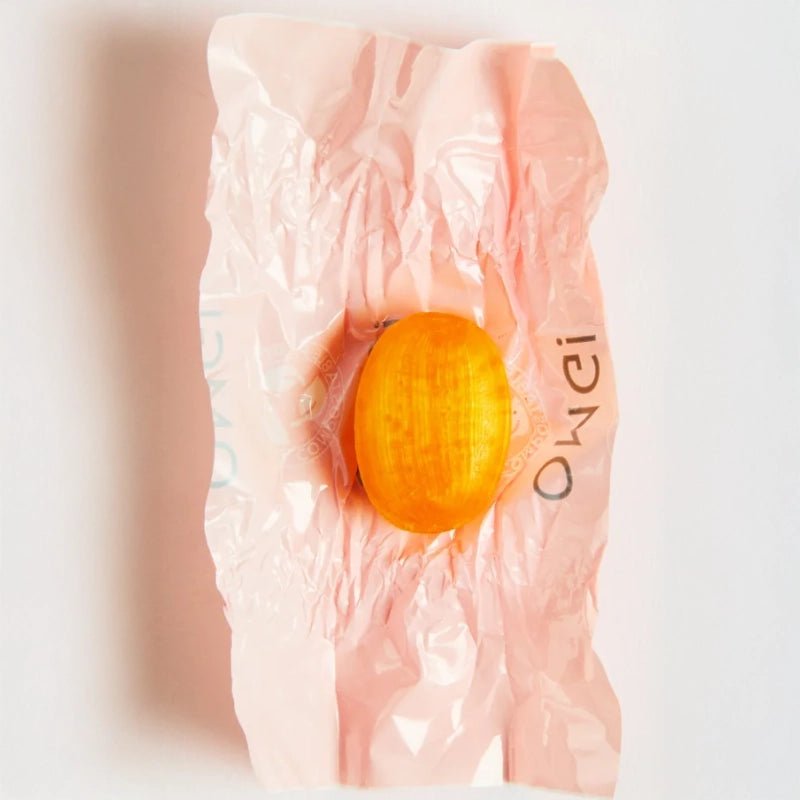 Vegan Peach-Flavored Sugar-Free Bonbon Candies - 10pcs