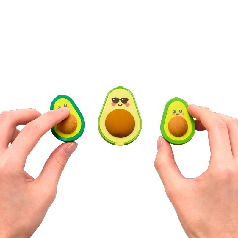 Avocado Love Eraser and Sharpener Set - 3pcs
