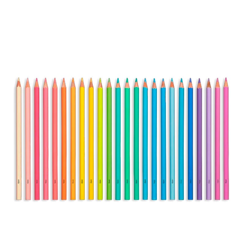 Pastel Hues Colored Pencils For Kids - 24pcs